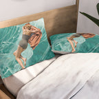 Wherever the current takes me (the jellyfish) Pillow Sham Gallery Image 2