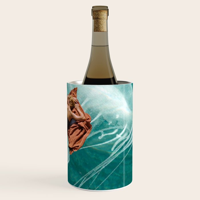 Wherever the current takes me (the jellyfish) Wine Chiller Gallery Image 3