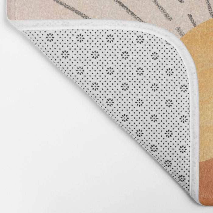 Terracotta sunrise Bath Mat Gallery Image 2
