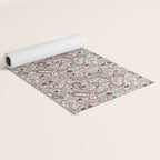 Whimsical Paisley Romance Yoga Mat Gallery Image 2