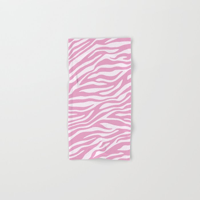 Pink Zebra Animal Print  Bath Towel Gallery Image 1