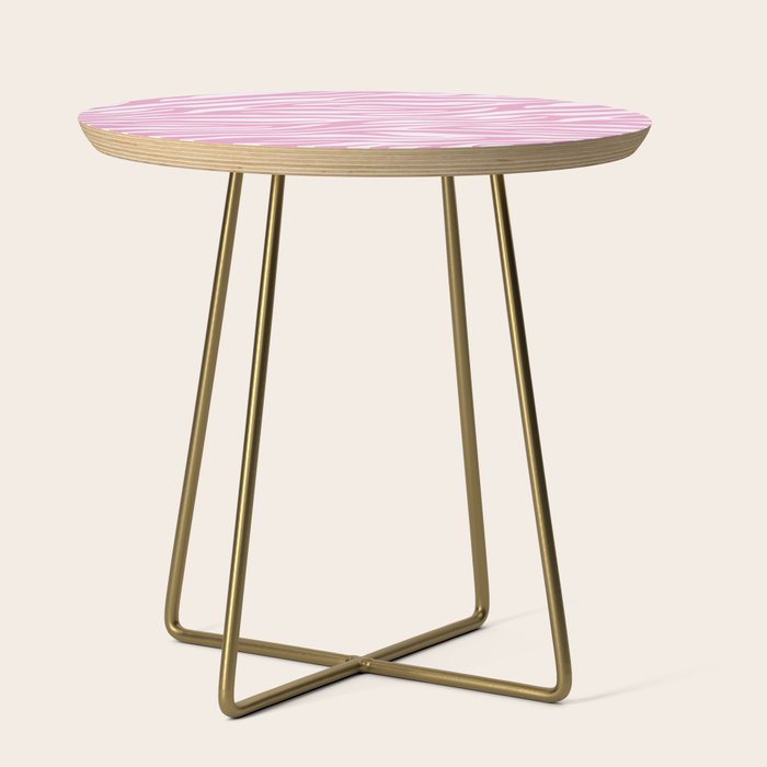 Pink Zebra Animal Print  Side Table Gallery Image 1