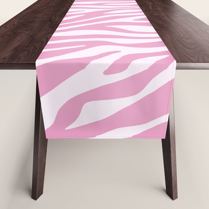 Pink Zebra Animal Print  Table Runner Gallery Image 1