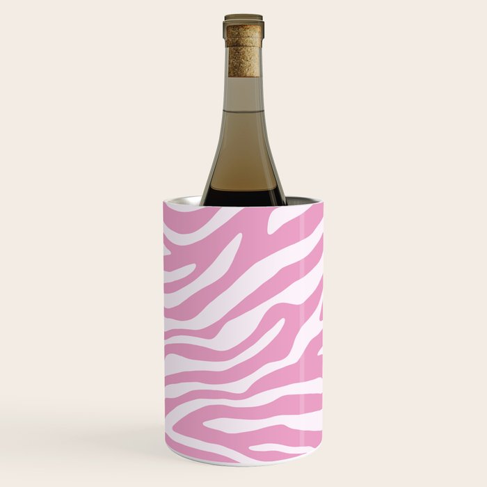 Pink Zebra Animal Print  Wine Chiller Gallery Image 3