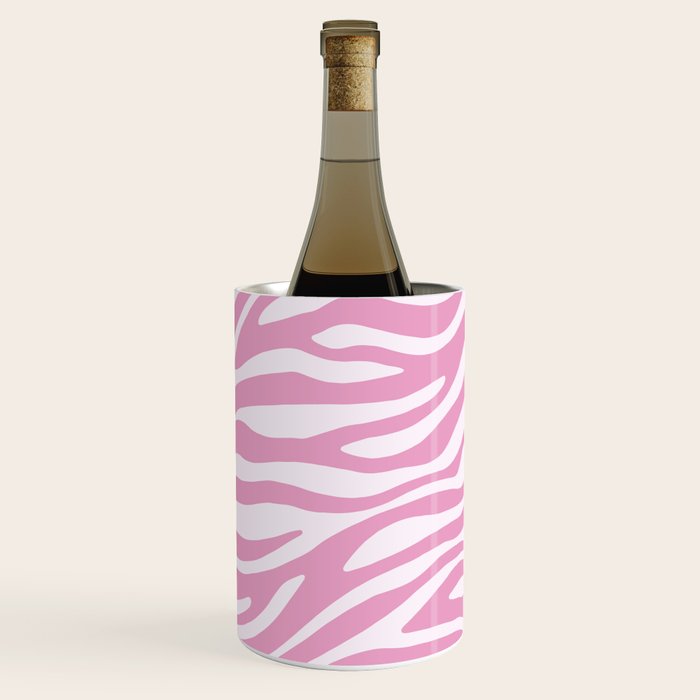 Pink Zebra Animal Print  Wine Chiller Gallery Image 1