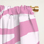 Pink Zebra Animal Print  Window Curtain Gallery Image 2