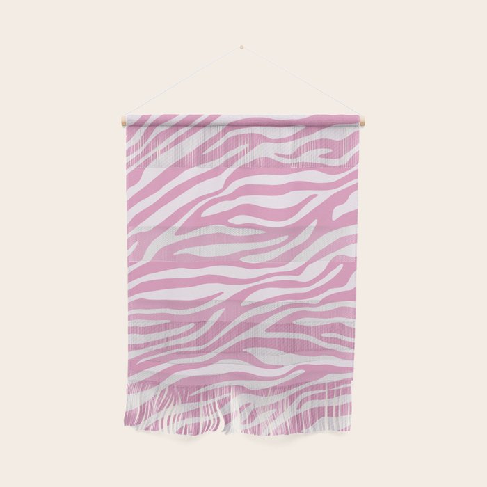 Pink Zebra Animal Print  Wall Hanging Gallery Image 1