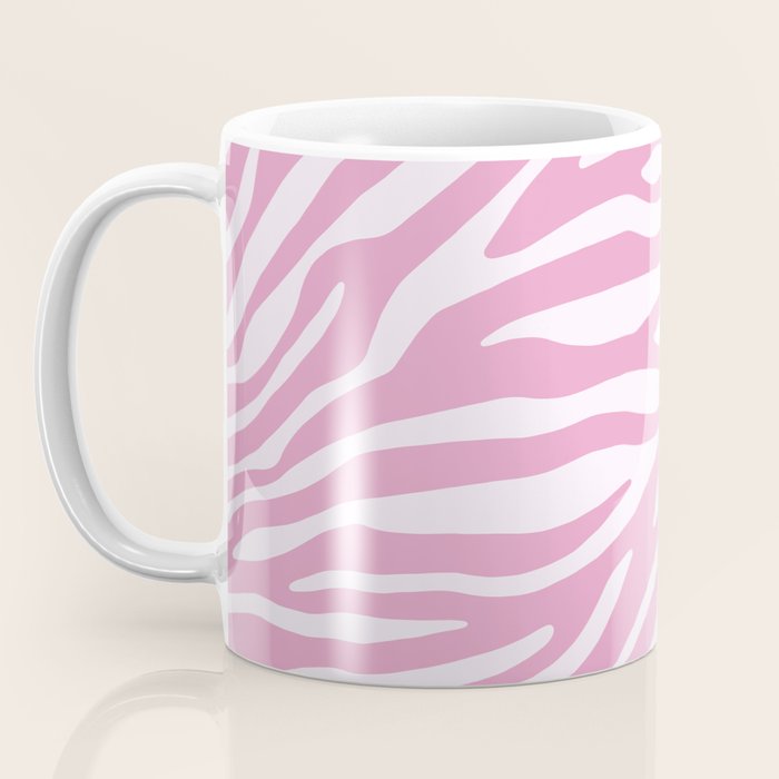 Pink Zebra Animal Print  Coffee Mug Gallery Image 3
