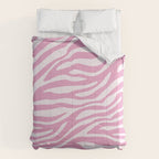Pink Zebra Animal Print  Comforter Gallery Image 6