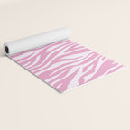 Pink Zebra Animal Print  Yoga Mat Gallery Image 2