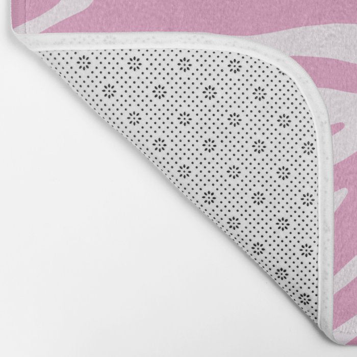 Pink Zebra Animal Print  Bath Mat Gallery Image 2
