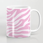 Pink Zebra Animal Print  Coffee Mug Gallery Image 1