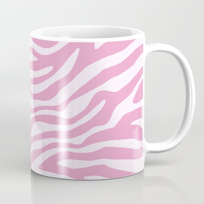 Pink Zebra Animal Print  Coffee Mug Gallery Image 1