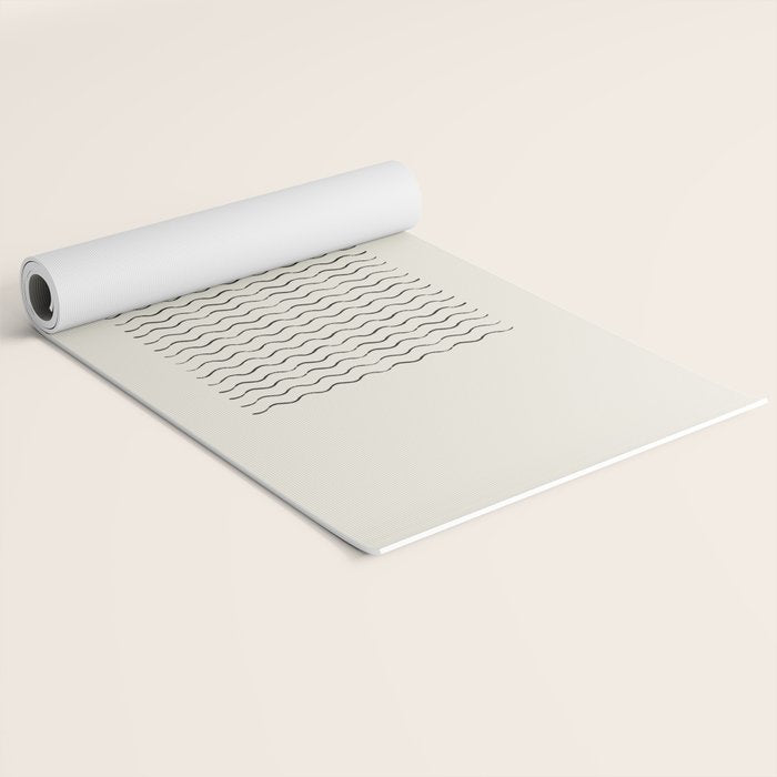 Sunrise Ocean -  Mid Century Modern Style Yoga Mat Gallery Image 2