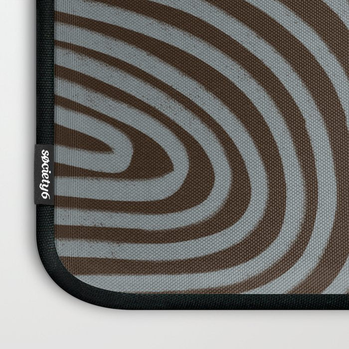 Tribal Pattern in Brown & Gray Laptop Sleeve Gallery Image 3