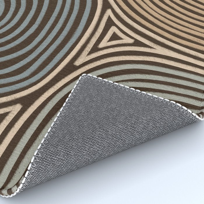 Tribal Pattern in Brown & Gray Rug Gallery Image 4