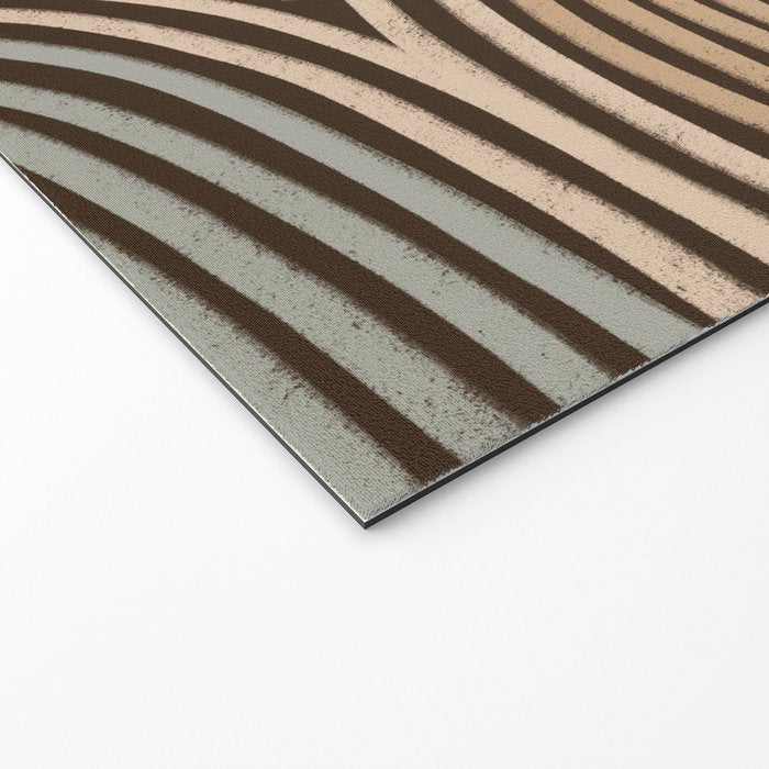 Tribal Pattern in Brown & Gray Welcome Mat Gallery Image 2