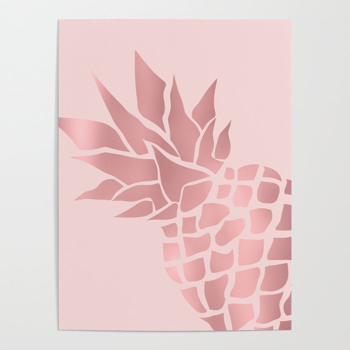 Big Pineapple in Pink Poster Gallery Image 1