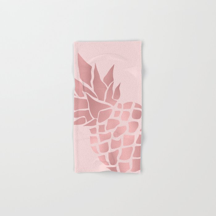 Big Pineapple in Pink Bath Towel Gallery Image 1
