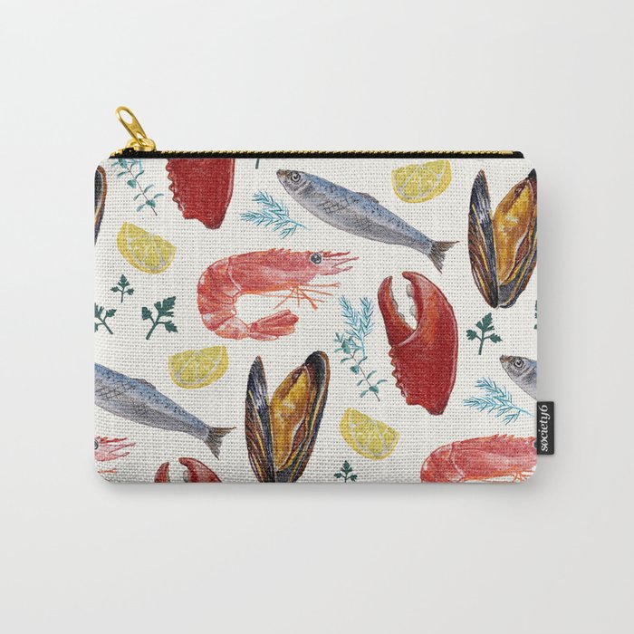 Sicily Seafood Carry All Pouch Gallery Image 1