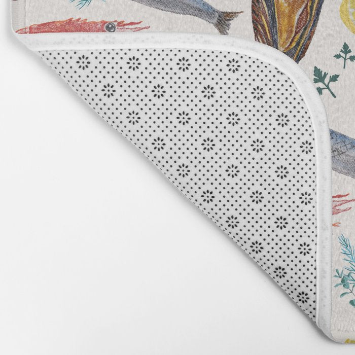 Sicily Seafood Bath Mat Gallery Image 2