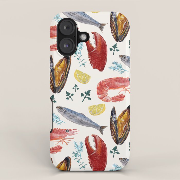 Sicily Seafood iPhone Case Gallery Image 1