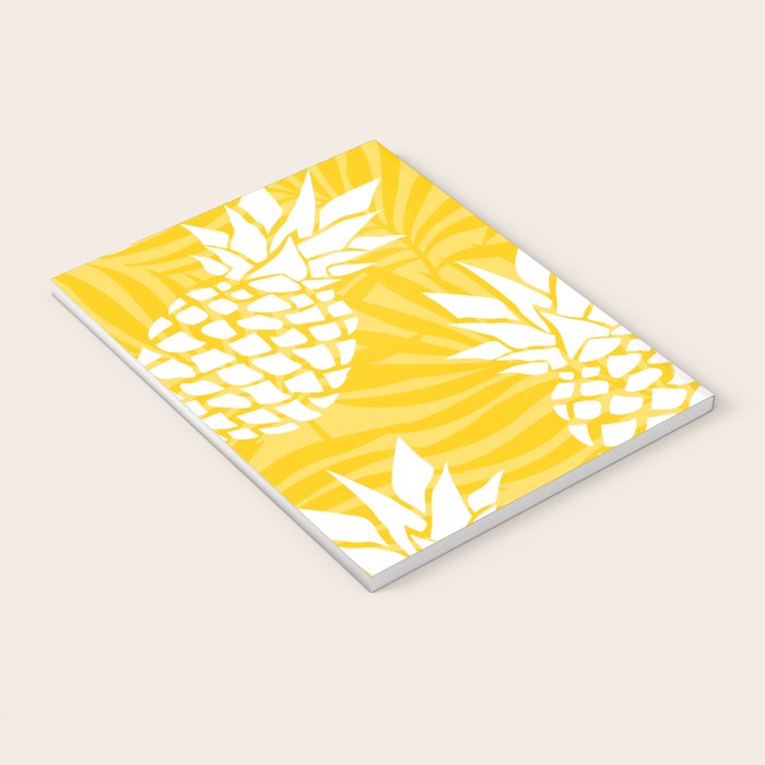 Bright Yellow, Summer, Pineapple Art Notebook Gallery Image 3