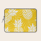 Bright Yellow, Summer, Pineapple Art Laptop Sleeve Gallery Image 1