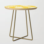 Bright Yellow, Summer, Pineapple Art Side Table Gallery Image 1