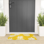 Bright Yellow, Summer, Pineapple Art Welcome Mat Gallery Image 3