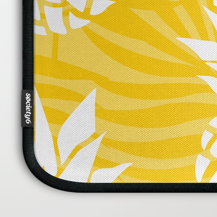 Bright Yellow, Summer, Pineapple Art Laptop Sleeve Gallery Image 3