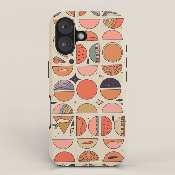 Retro Fruits iPhone Case Gallery Image 1