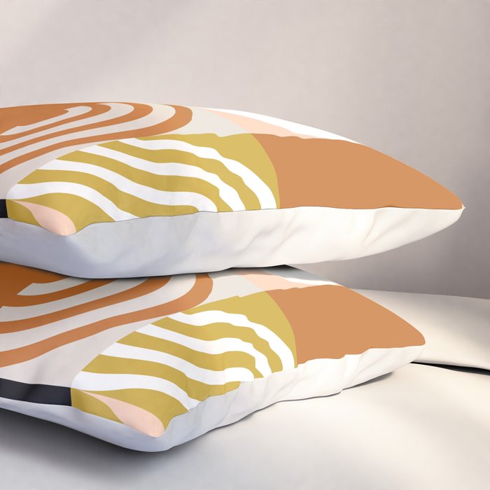 abstract checker lines modern Pillow Sham Gallery Image 3