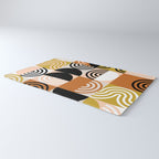abstract checker lines modern Rug Gallery Image 3