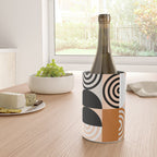 abstract checker lines modern Wine Chiller Gallery Image 4