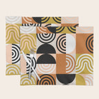 abstract checker lines modern Placemat Gallery Image 1