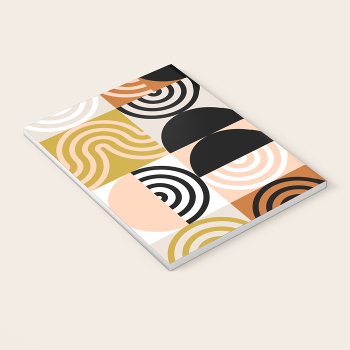 abstract checker lines modern Notebook Gallery Image 3