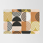 abstract checker lines modern Rug Gallery Image 2