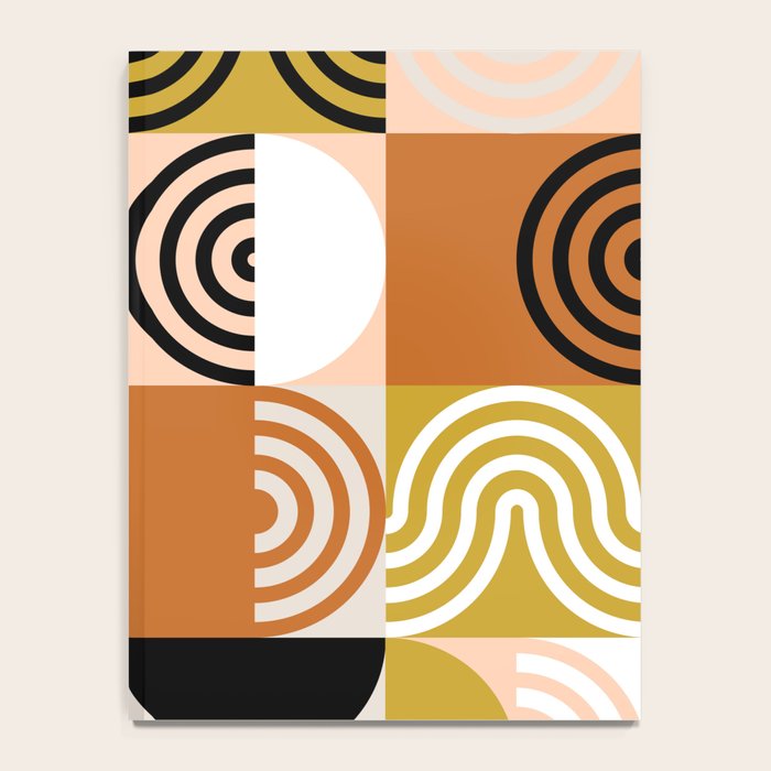 abstract checker lines modern Notebook Gallery Image 4
