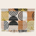 abstract checker lines modern Wall Hanging Gallery Image 1