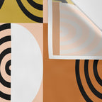 abstract checker lines modern Wall Tapestry Gallery Image 3