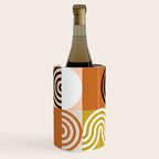 abstract checker lines modern Wine Chiller Gallery Image 3