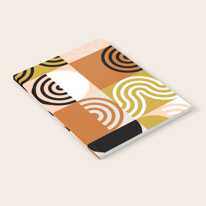 abstract checker lines modern Notebook Gallery Image 1