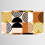 abstract checker lines modern Tablecloth Gallery Image 2