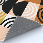 abstract checker lines modern Rug Gallery Image 4