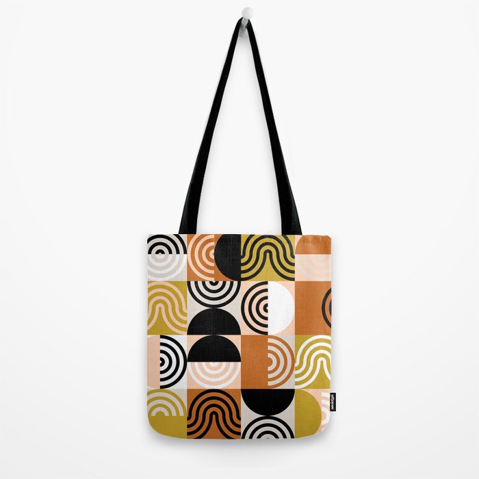 abstract checker lines modern Tote Bag Gallery Image 2