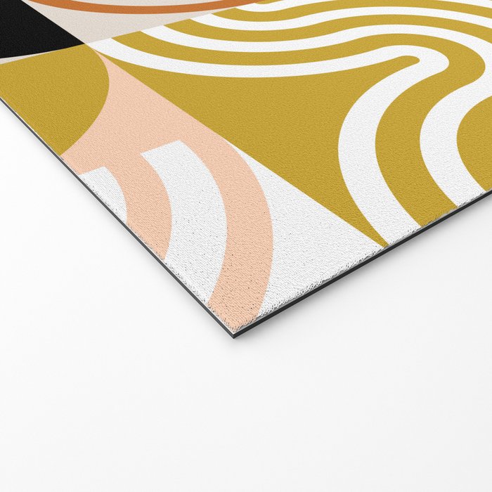 abstract checker lines modern Welcome Mat Gallery Image 2