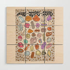 Crystals of the States Wood Wall Art Gallery Image 1