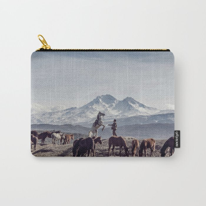 Wild Horses Carry All Pouch Gallery Image 1