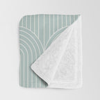 Art Deco Arch Pattern XIX Throw Blanket Gallery Image 3